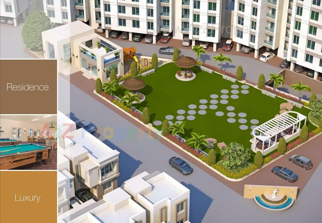 3D Elevation of real estate project Aarya Empire located at Kalali, Vadodara, Gujarat
