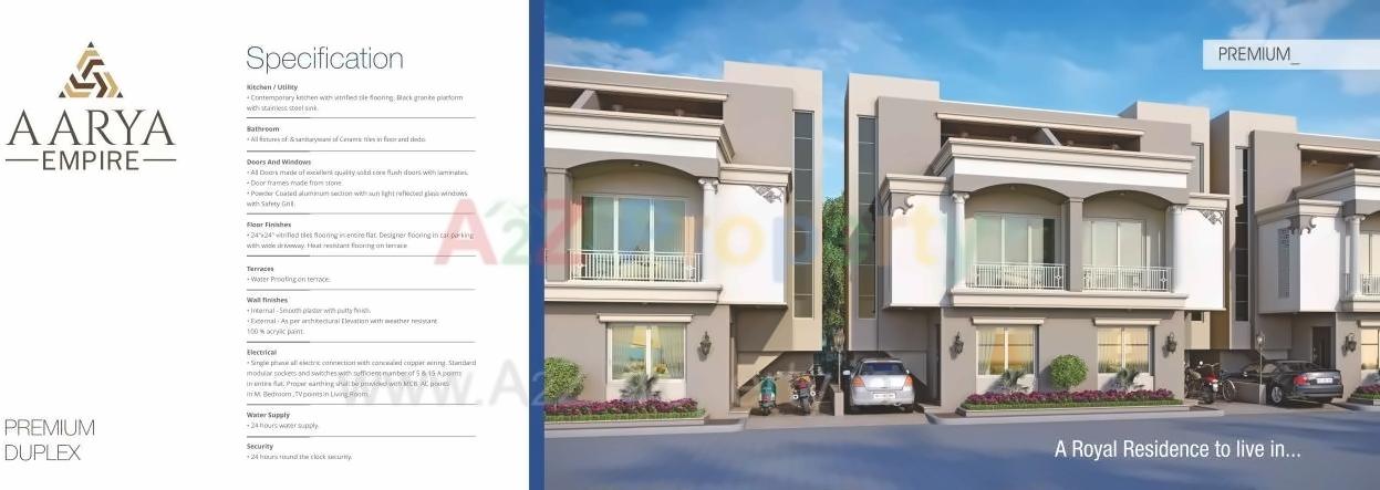  of real estate project Aarya Empire located at Kalali, Vadodara, Gujarat