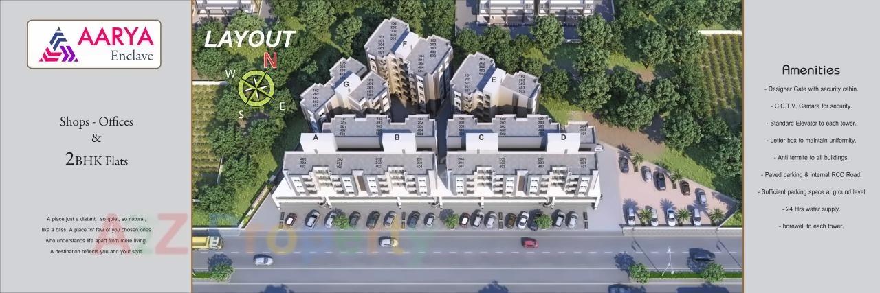  of real estate project Aarya Enclave located at Bill, Vadodara, Gujarat