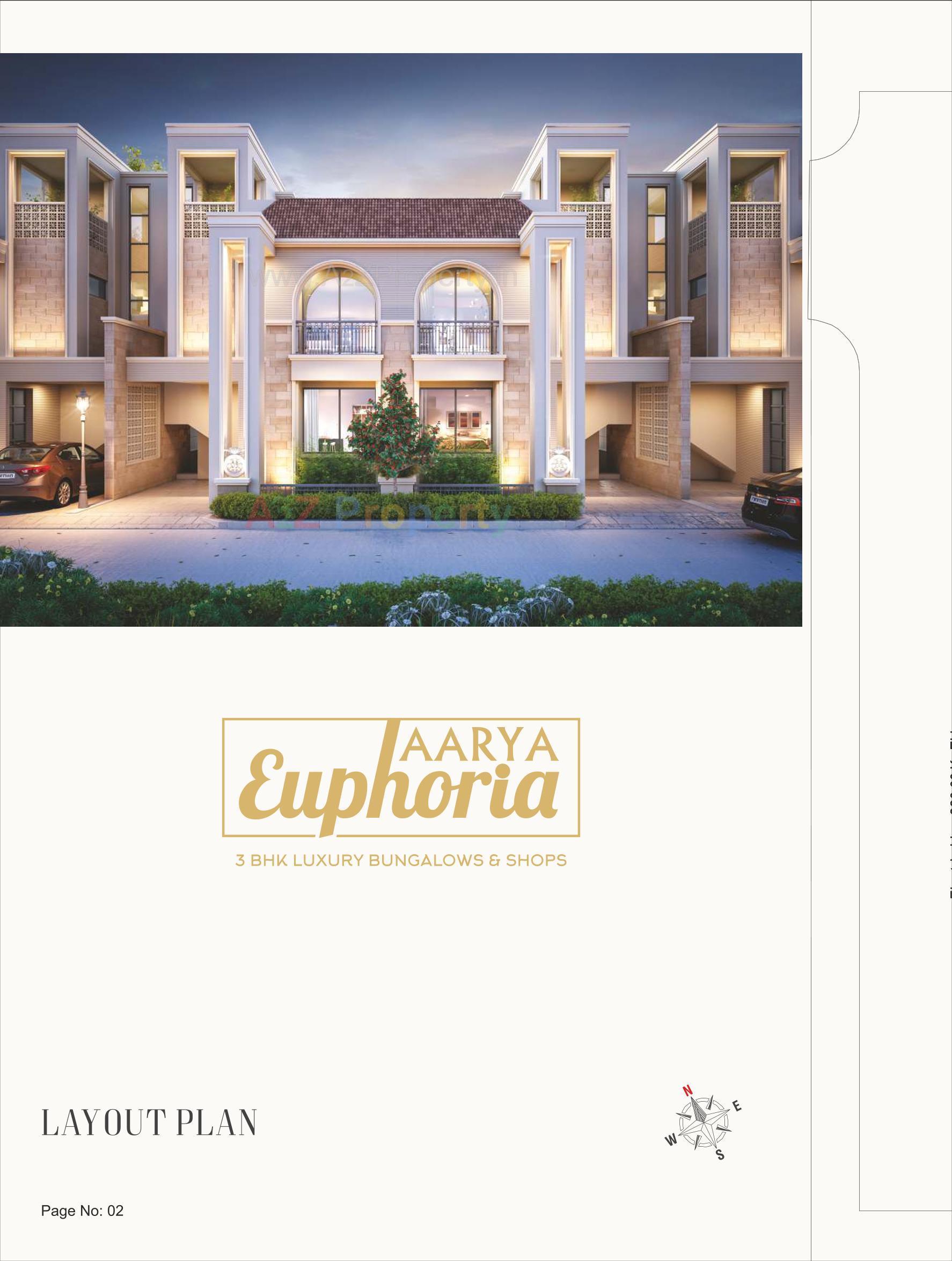 3D Elevation of real estate project Aarya Euphoria located at Kapurai, Vadodara, Gujarat