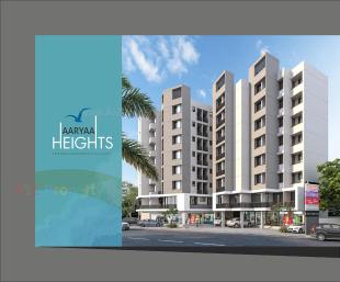 Elevation of real estate project Aaryaa Heights located at Gorwa, Vadodara, Gujarat