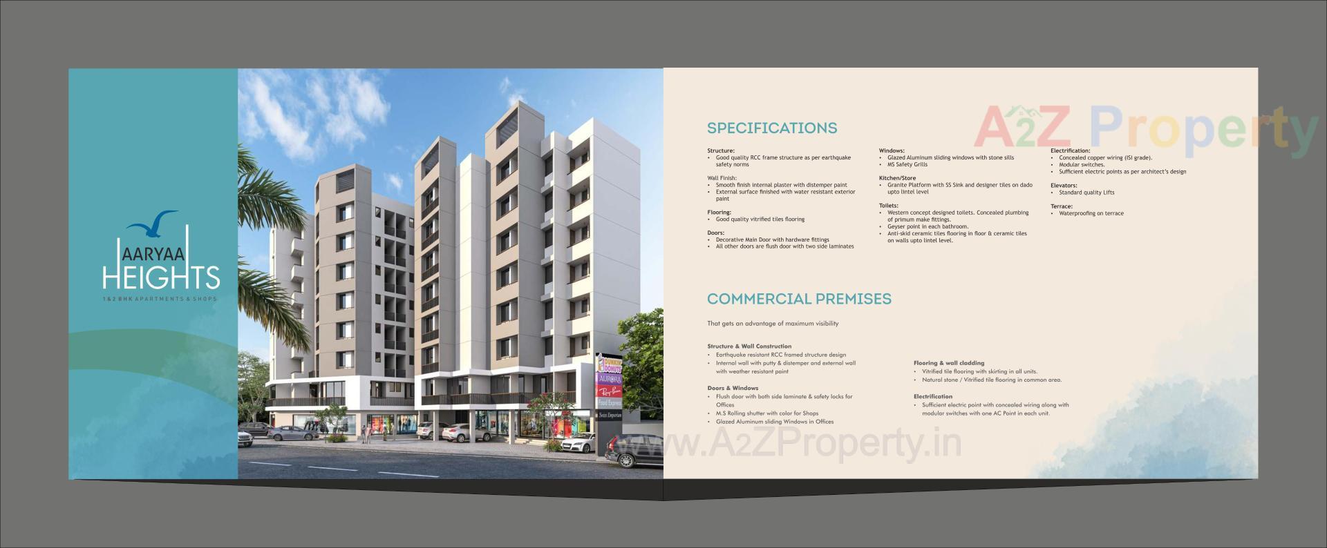  of real estate project Aaryaa Heights located at Gorwa, Vadodara, Gujarat