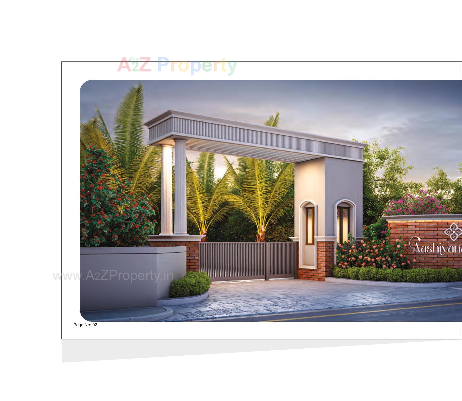 3D Elevation of real estate project Aashiyana Pride located at Vora-gamdi, Vadodara, Gujarat