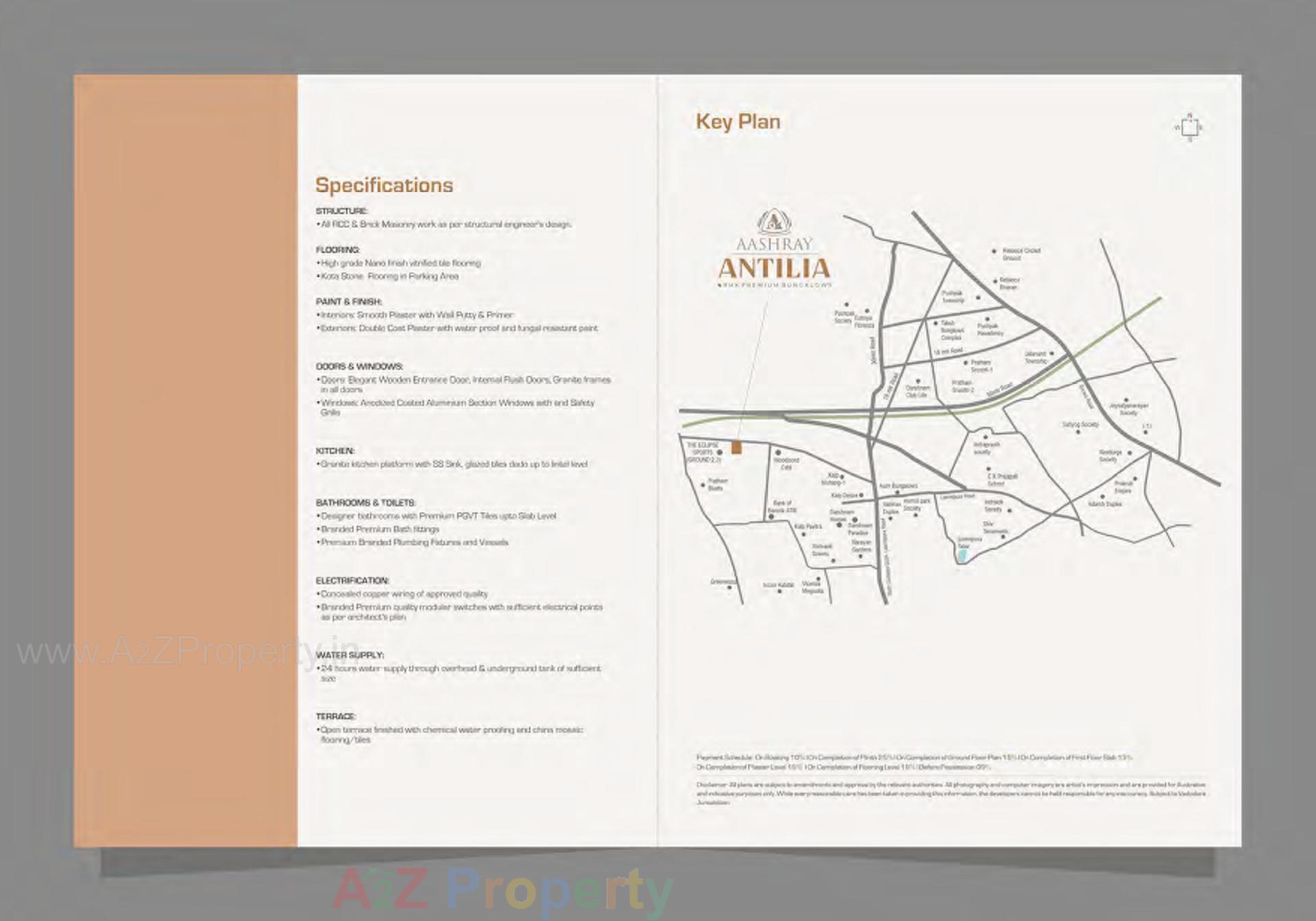  of real estate project Aashray Antilia located at Gotri, Vadodara, Gujarat