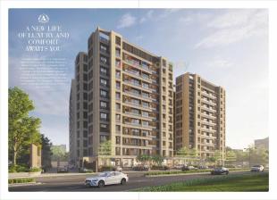 Elevation of real estate project Aashray Elegance located at Bhayli, Vadodara, Gujarat