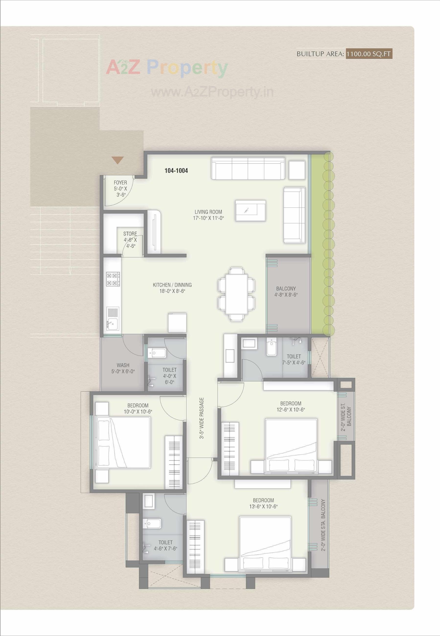 Layout of real estate project Aashray Elegance located at Bhayli, Vadodara, Gujarat