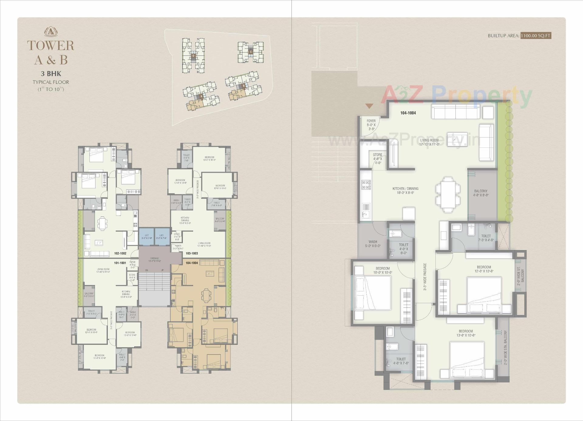 Layout of real estate project Aashray Elegance located at Bhayli, Vadodara, Gujarat