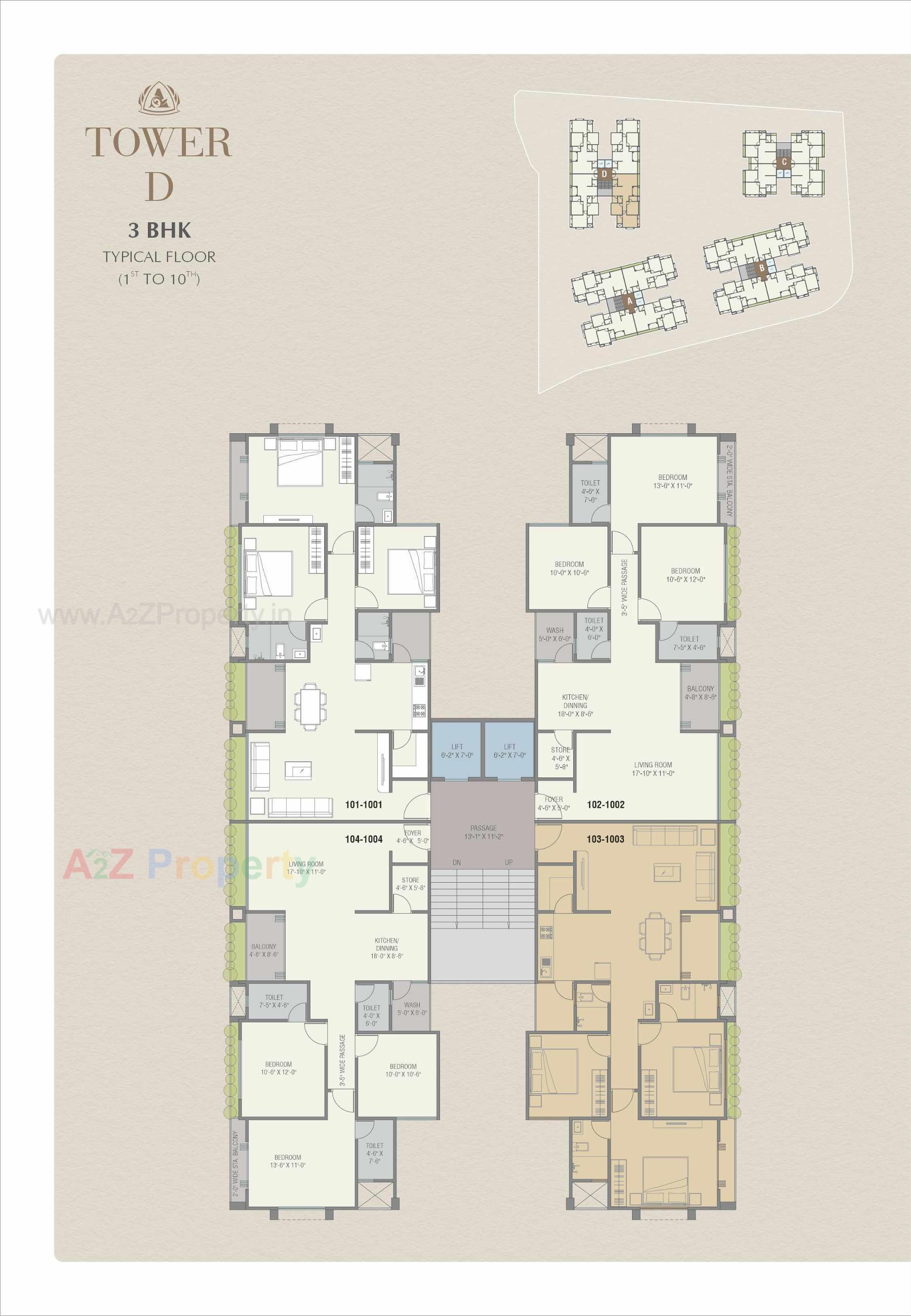 Layout of real estate project Aashray Elegance located at Bhayli, Vadodara, Gujarat