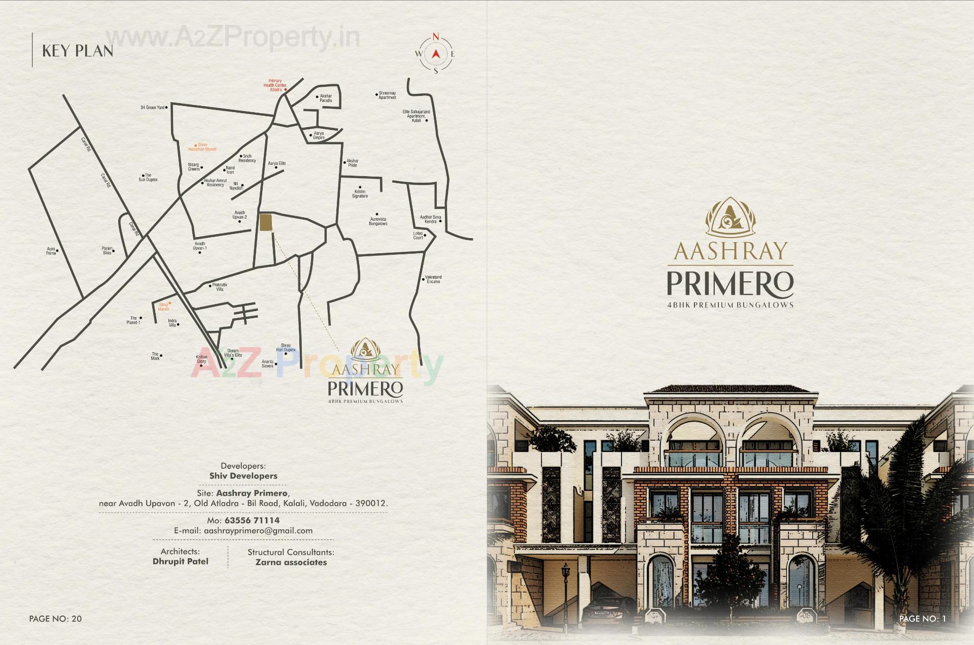  of real estate project Aashray Primero located at Kalali, Vadodara, Gujarat