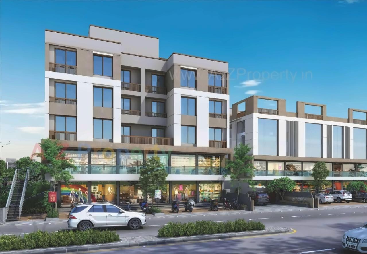 3D Elevation of real estate project Aashray Residency located at Chhani, Vadodara, Gujarat