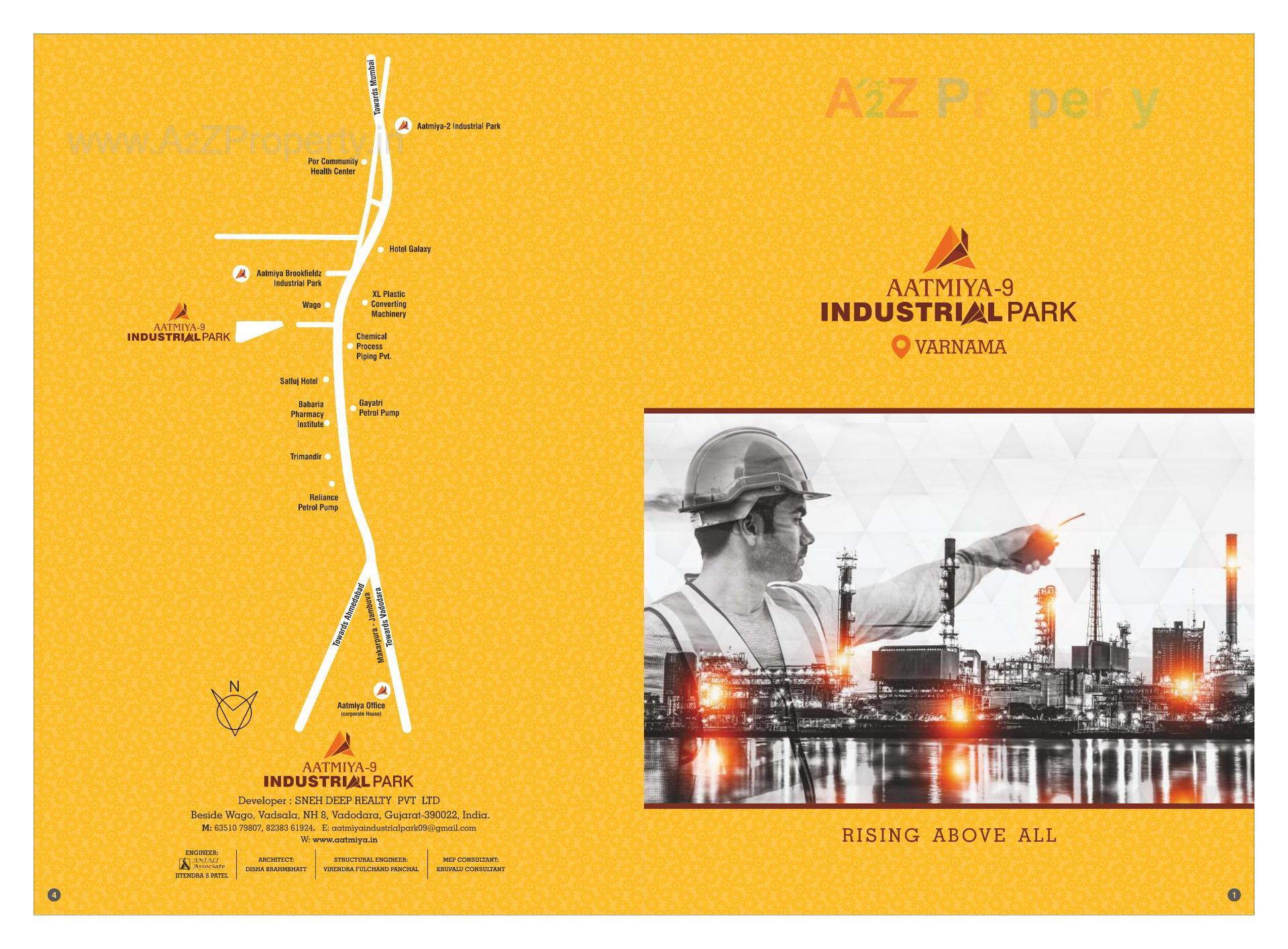  of real estate project Aatmiya 9 Industrial Park located at Vadsala, Vadodara, Gujarat