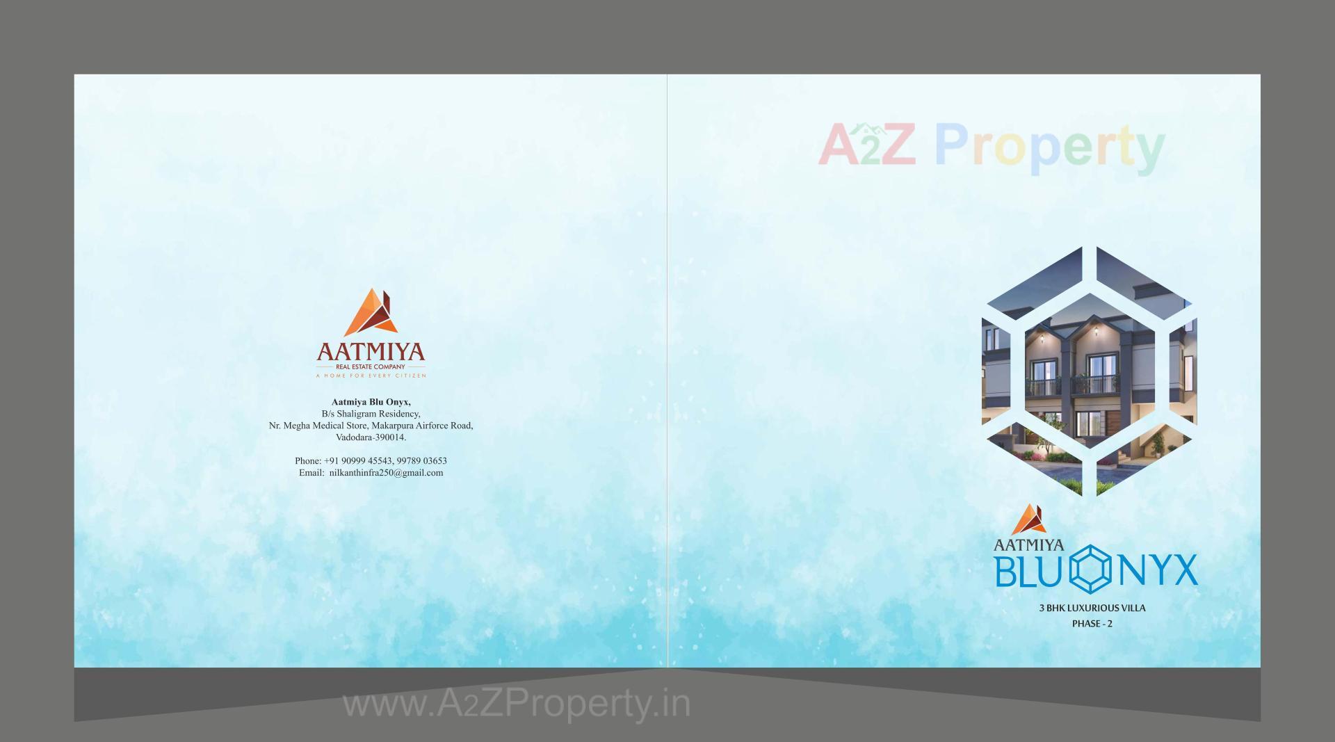  of real estate project Aatmiya Blu Onyx located at Makarpura, Vadodara, Gujarat