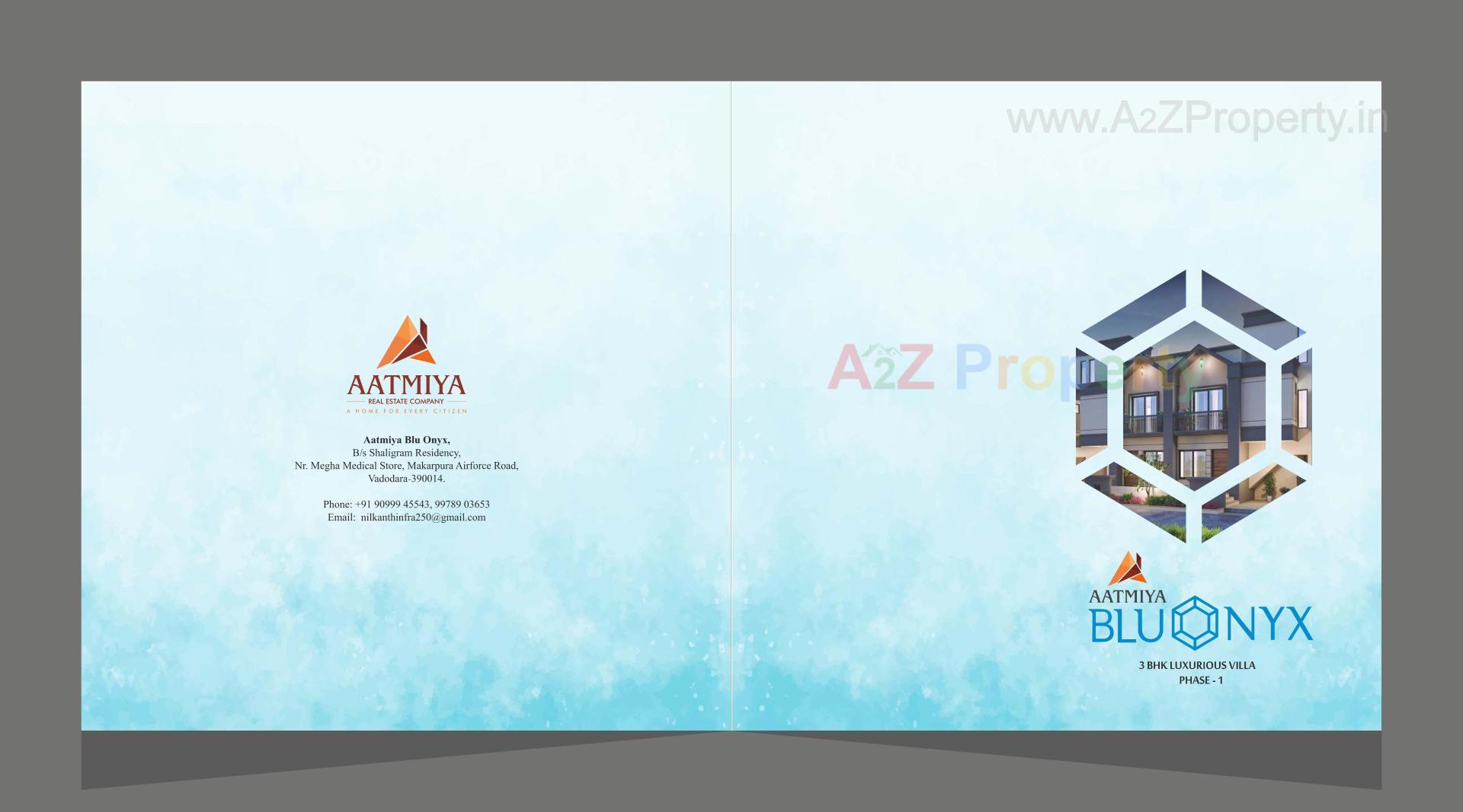 of real estate project Aatmiya Blu Onyx located at Makarpura, Vadodara, Gujarat