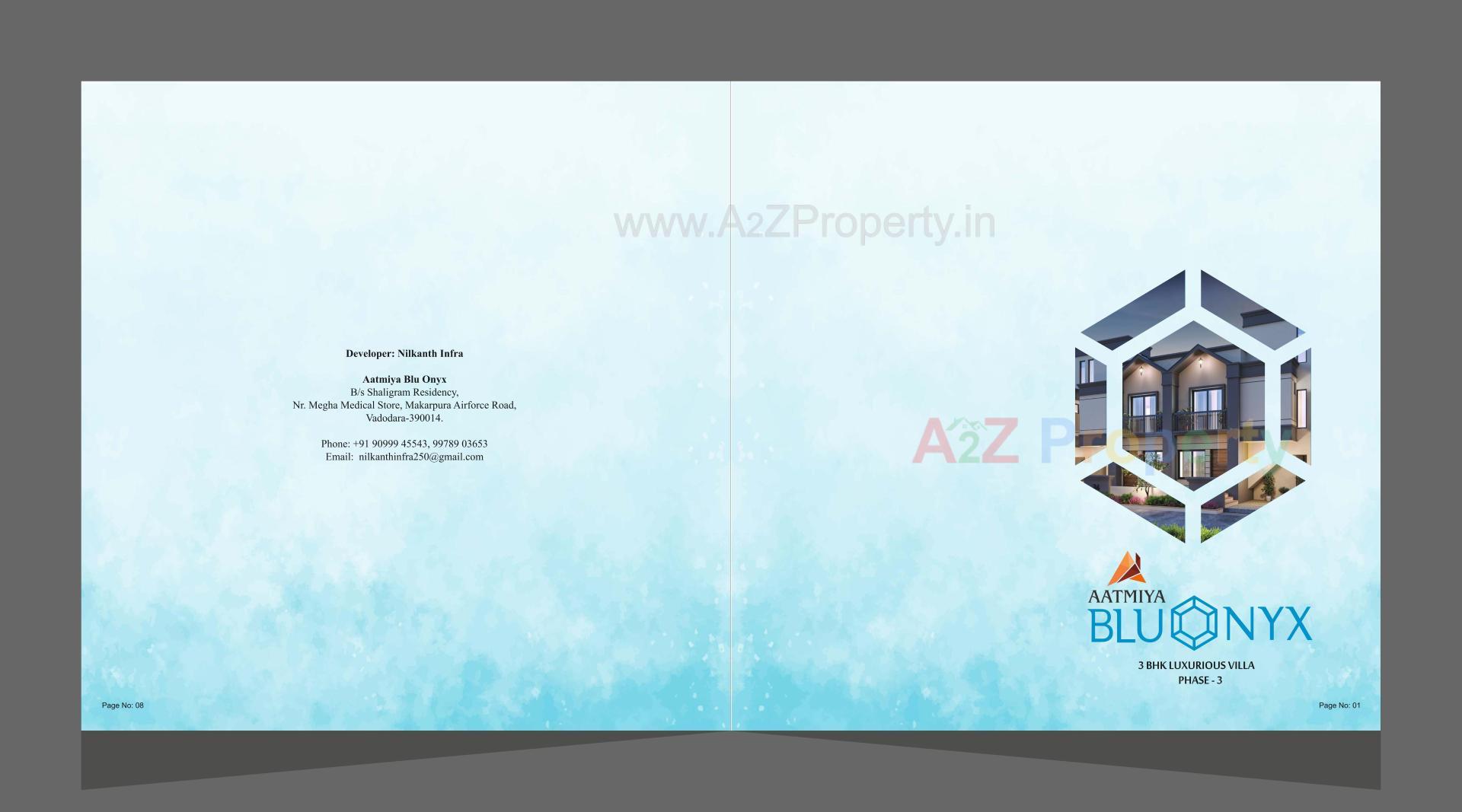  of real estate project Aatmiya Blu Onyx located at Makarpura, Vadodara, Gujarat