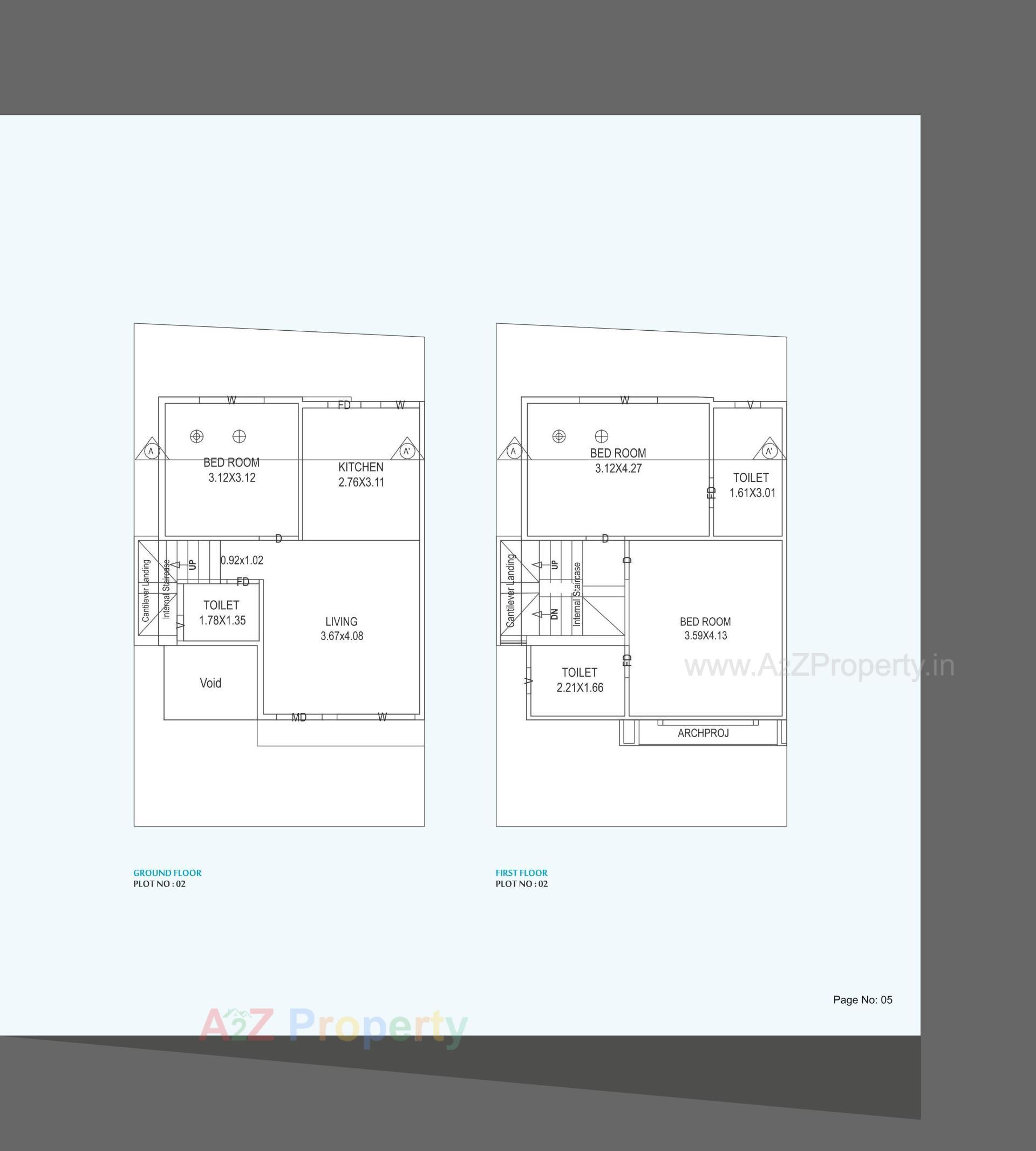 Layout of real estate project Aatmiya Blu Onyx located at Makarpura, Vadodara, Gujarat