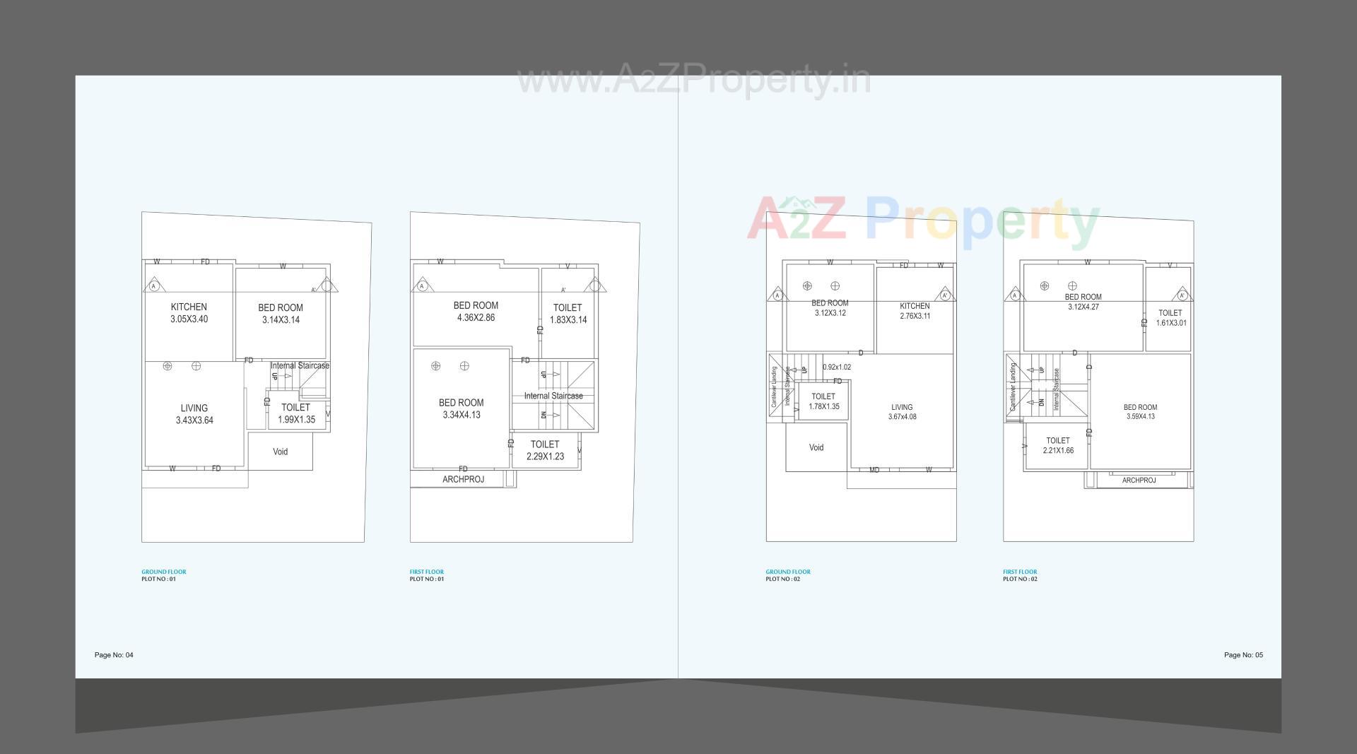 Layout of real estate project Aatmiya Blu Onyx located at Makarpura, Vadodara, Gujarat
