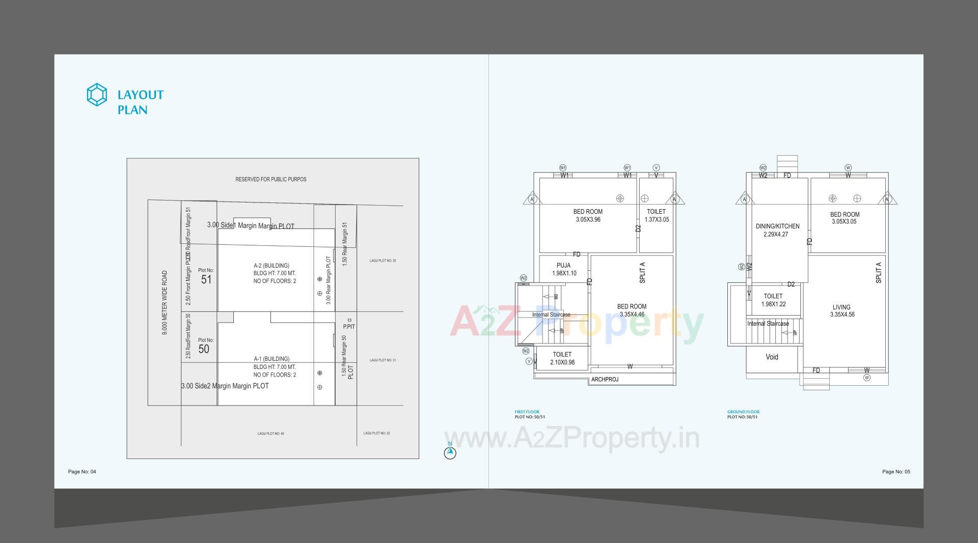 Layout of real estate project Aatmiya Blu Onyx located at Makarpura, Vadodara, Gujarat