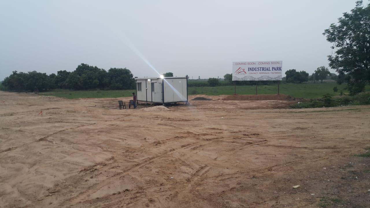 190523_const of real estate project Aatmiya Brookfieldz Industrial Park located at Utiya, Vadodara, Gujarat