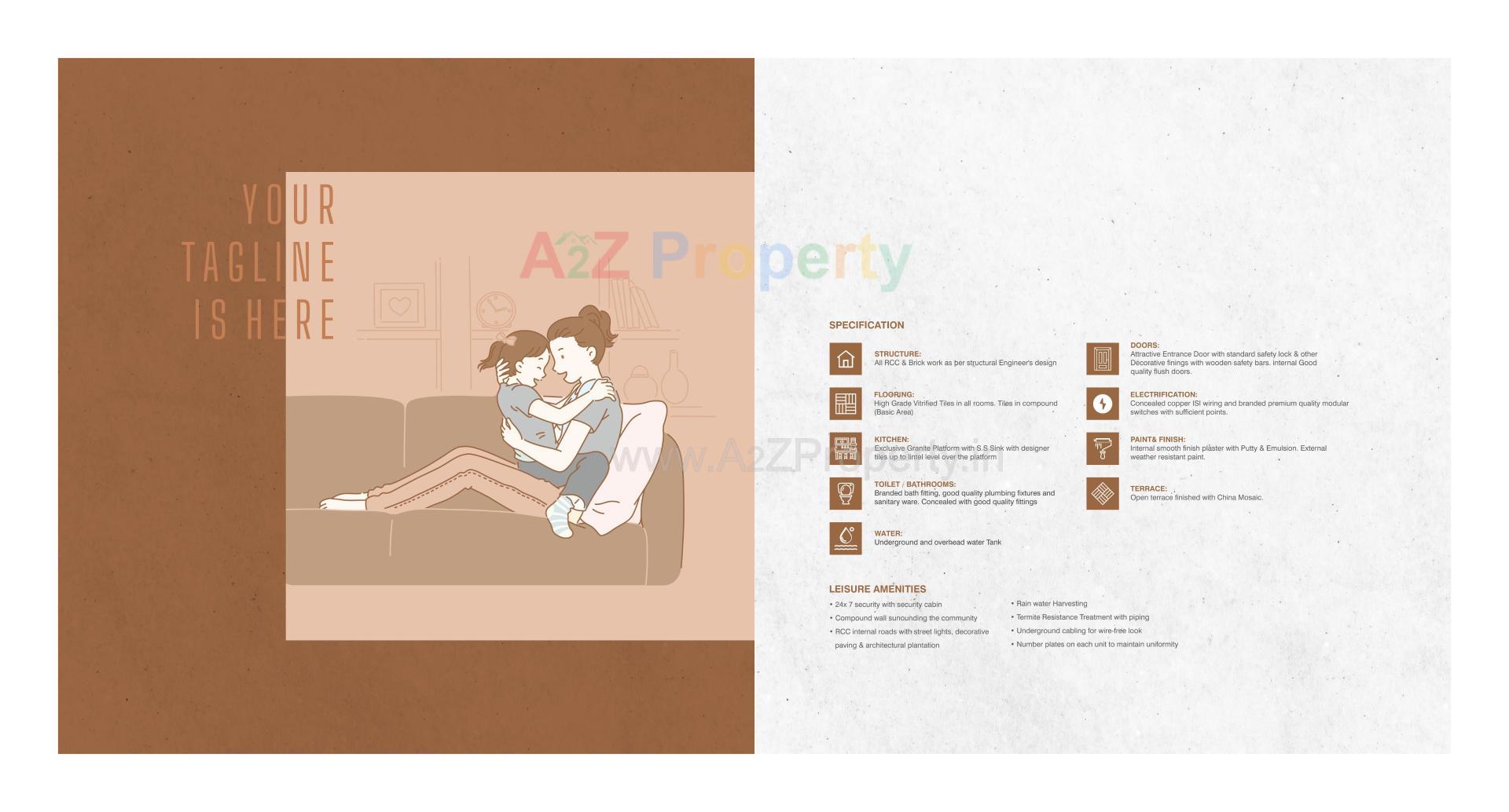  of real estate project Aatmiya Grand Villa located at Makkarpura, Vadodara, Gujarat