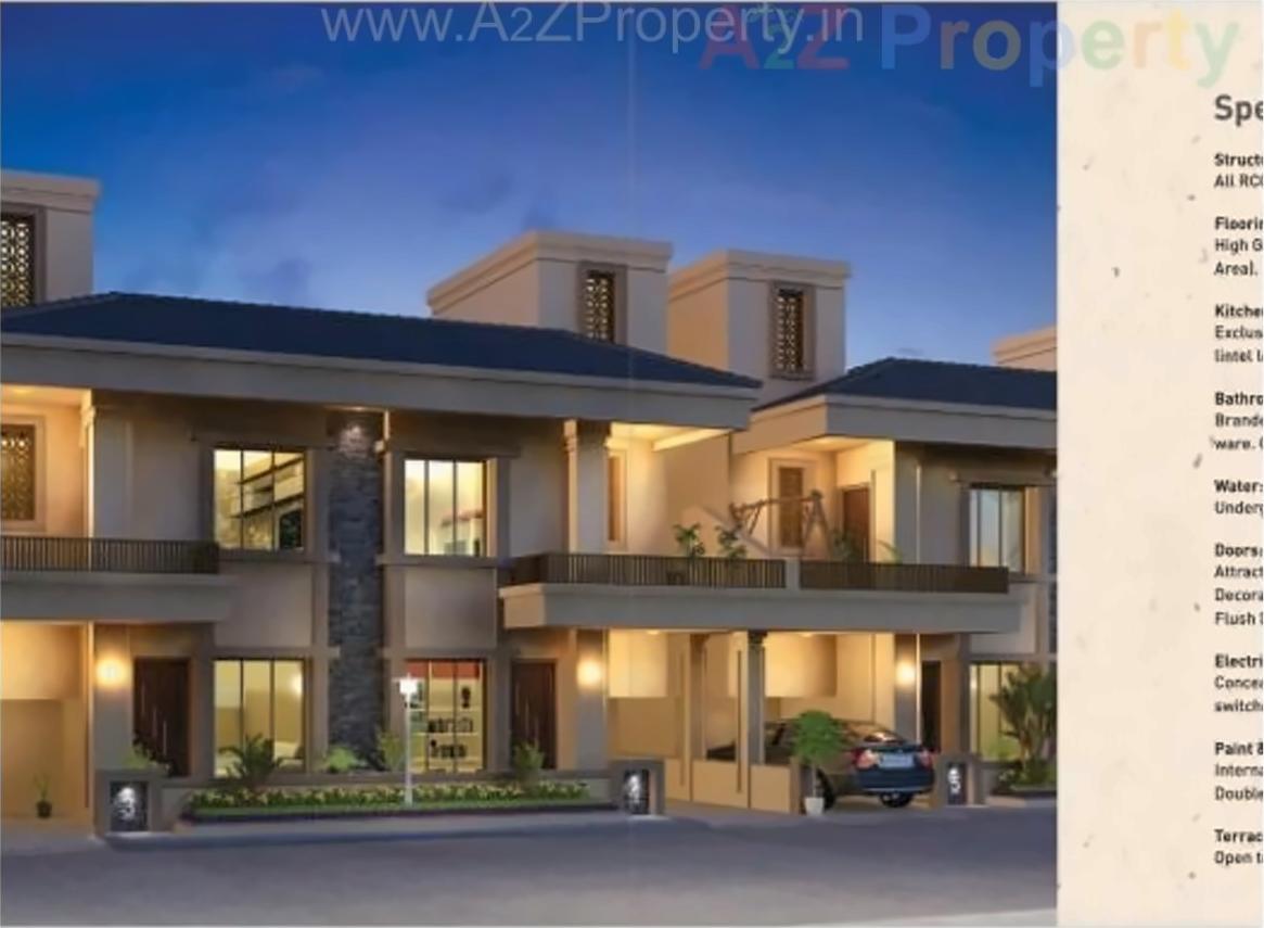 3D Elevation of real estate project Aatmiya Heritage located at Maretha, Vadodara, Gujarat