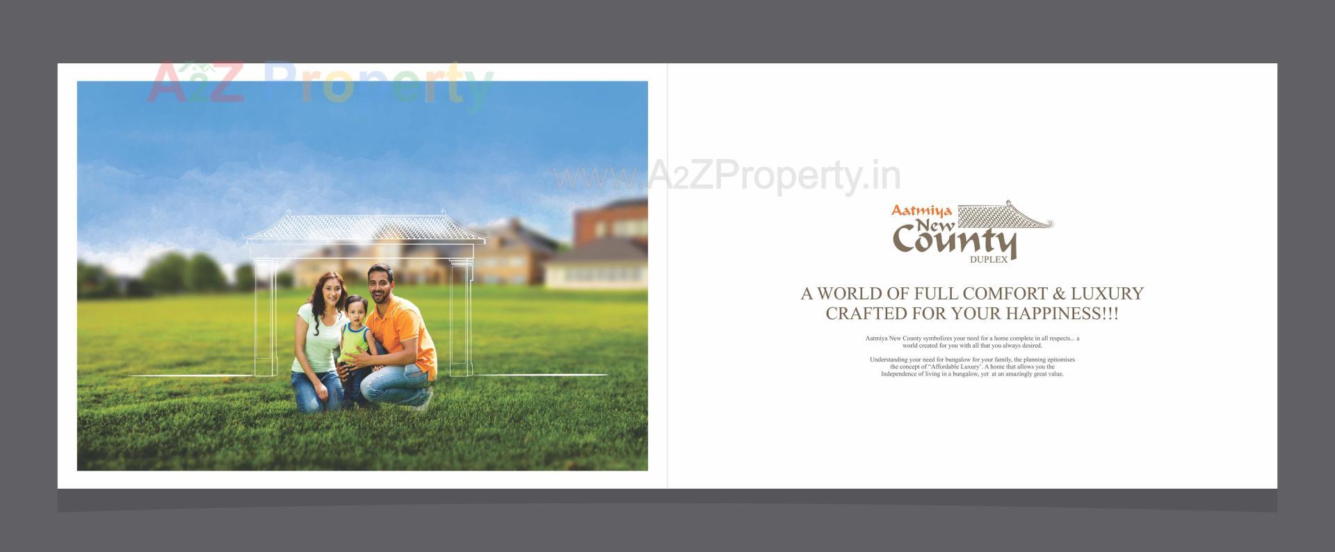  of real estate project Aatmiya New County Duplex located at Makarpura, Vadodara, Gujarat