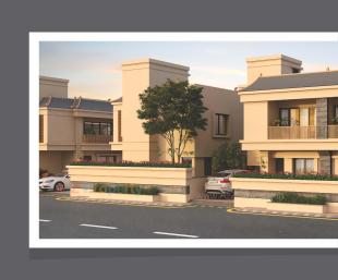 Elevation of real estate project Aatmiya New County Duplex located at Makarpura, Vadodara, Gujarat