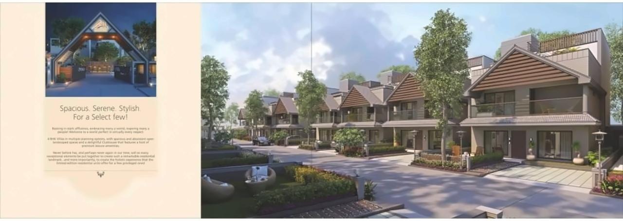 3D Elevation of real estate project Aatmiya Prince Villa located at Sevasi, Vadodara, Gujarat