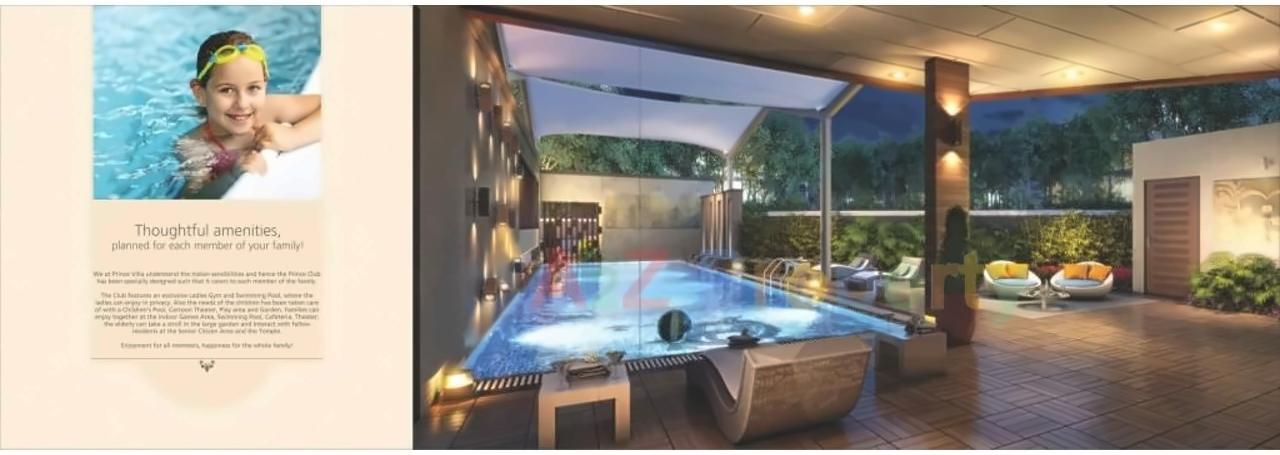 3D Elevation of real estate project Aatmiya Prince Villa located at Sevasi, Vadodara, Gujarat