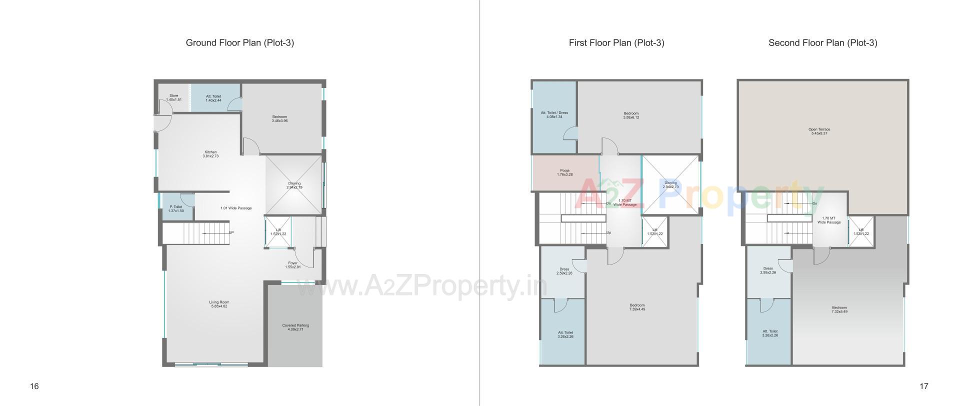 Layout of real estate project Aatmiya Selenite Villa located at Gotri, Vadodara, Gujarat