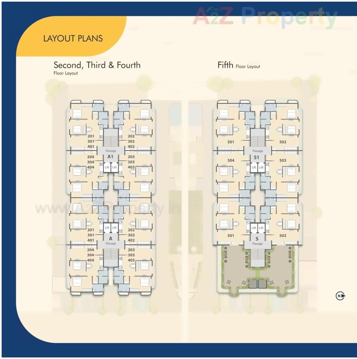 Layout of real estate project Aatmiya Signature located at Bhayali, Vadodara, Gujarat