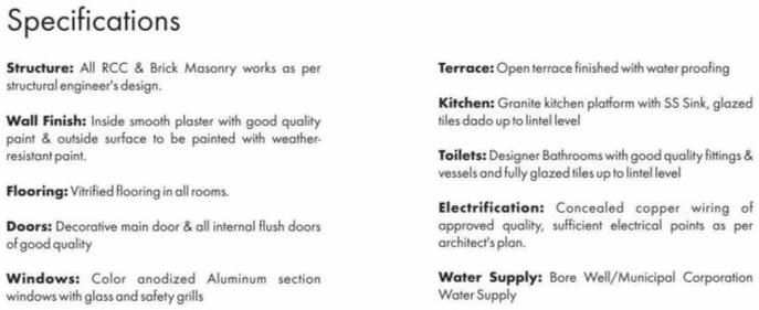Project Specifications