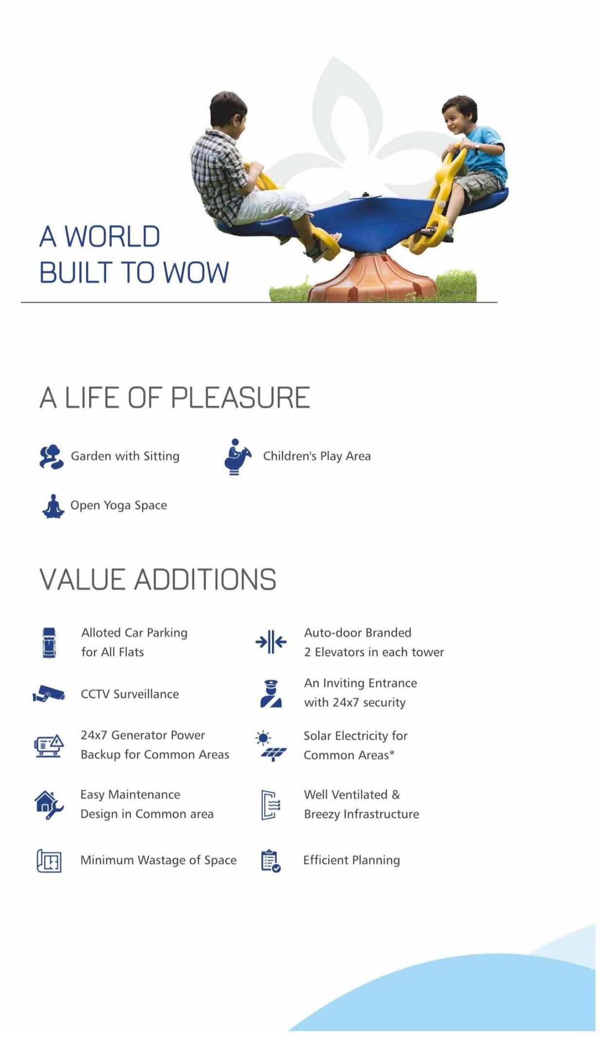 Amenities of Aavkar Skylon