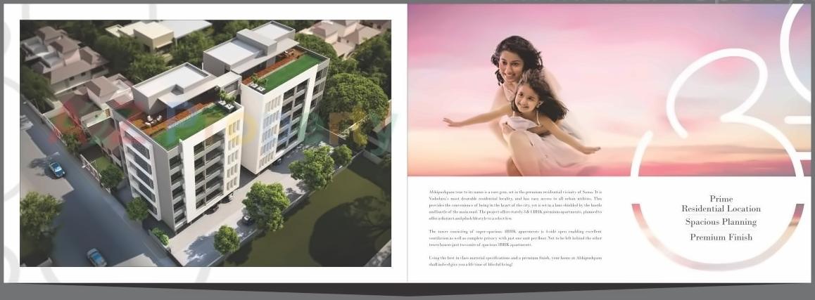  of real estate project Abhipushpam located at Sama, Vadodara, Gujarat