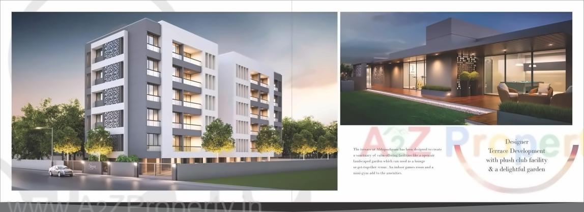 3D Elevation of real estate project Abhipushpam located at Sama, Vadodara, Gujarat