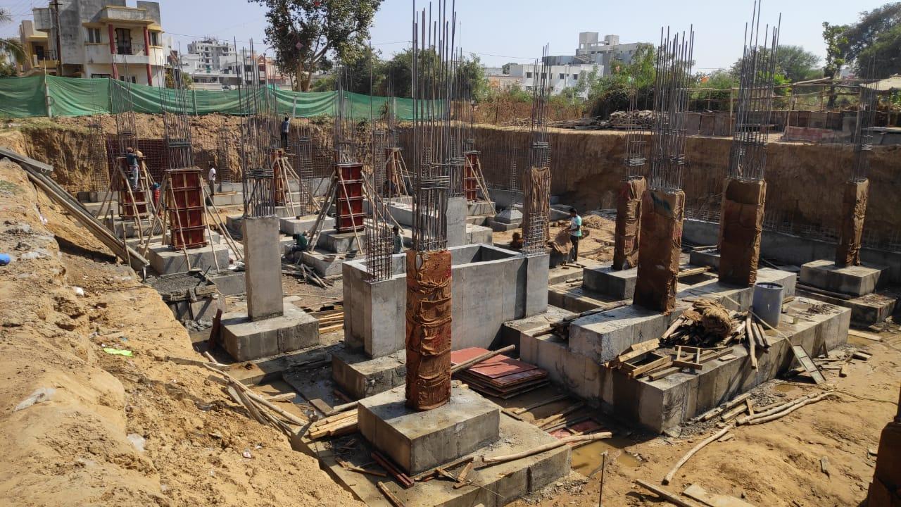 203047_const of real estate project Abhishek Aura located at Sama, Vadodara, Gujarat