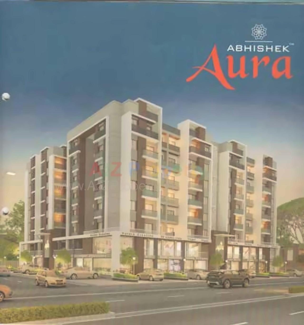 3D Elevation of real estate project Abhishek Aura located at Sama, Vadodara, Gujarat