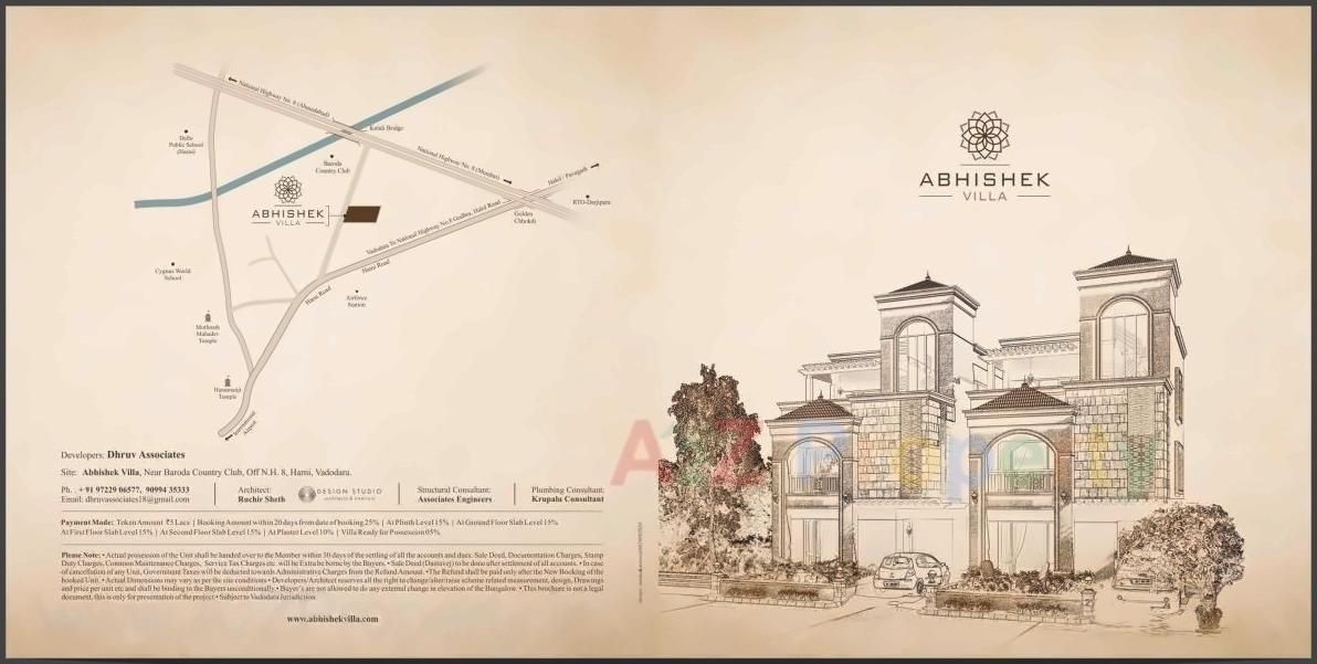  of real estate project Abhishek Villa located at Harni, Vadodara, Gujarat