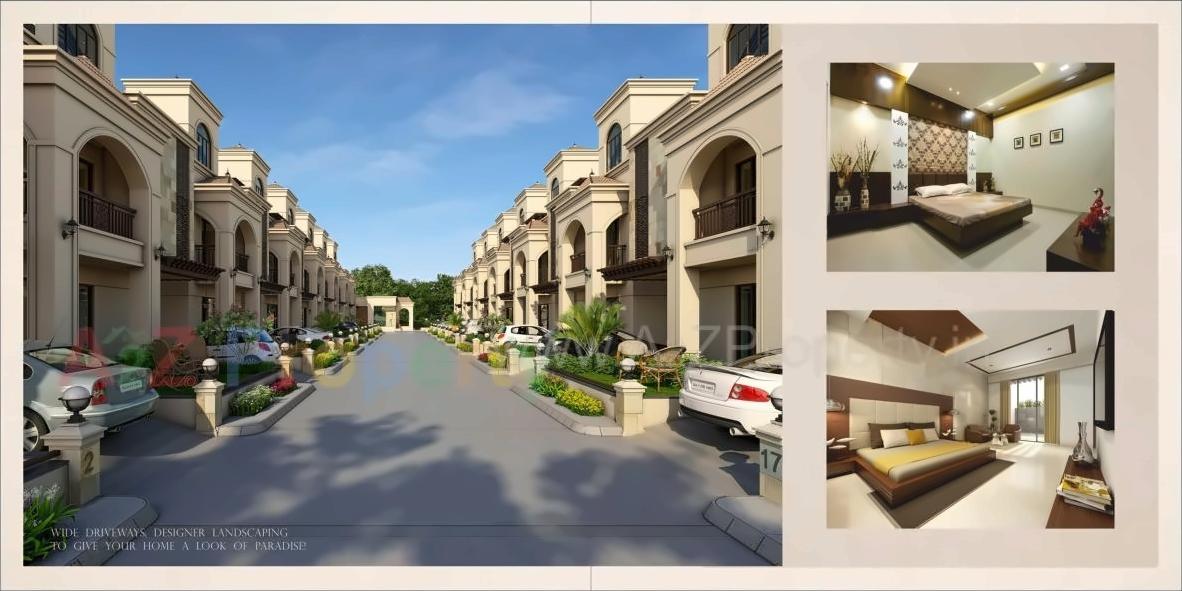 3D Elevation of real estate project Abhishek Villa located at Harni, Vadodara, Gujarat
