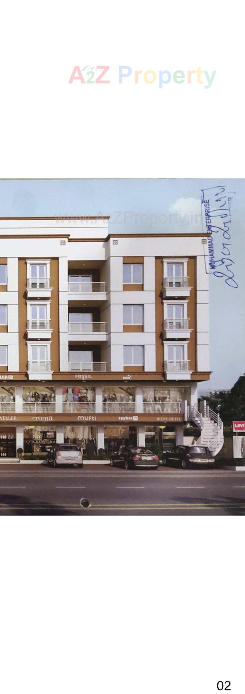 3D Elevation of real estate project Abvaa Avenue located at Tandalja, Vadodara, Gujarat