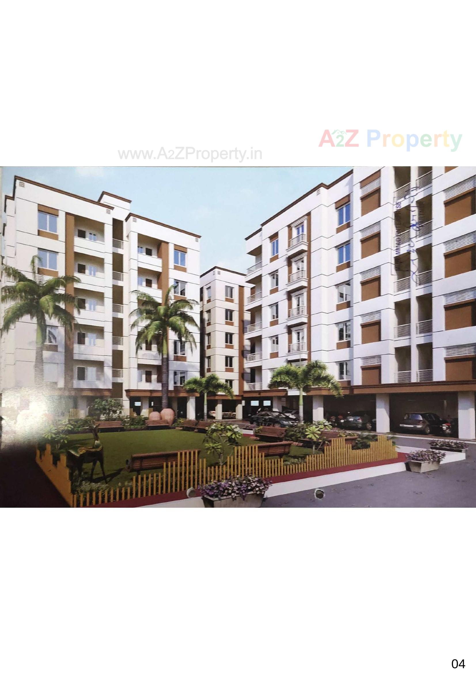 3D Elevation of real estate project Abvaa Avenue located at Tandalja, Vadodara, Gujarat