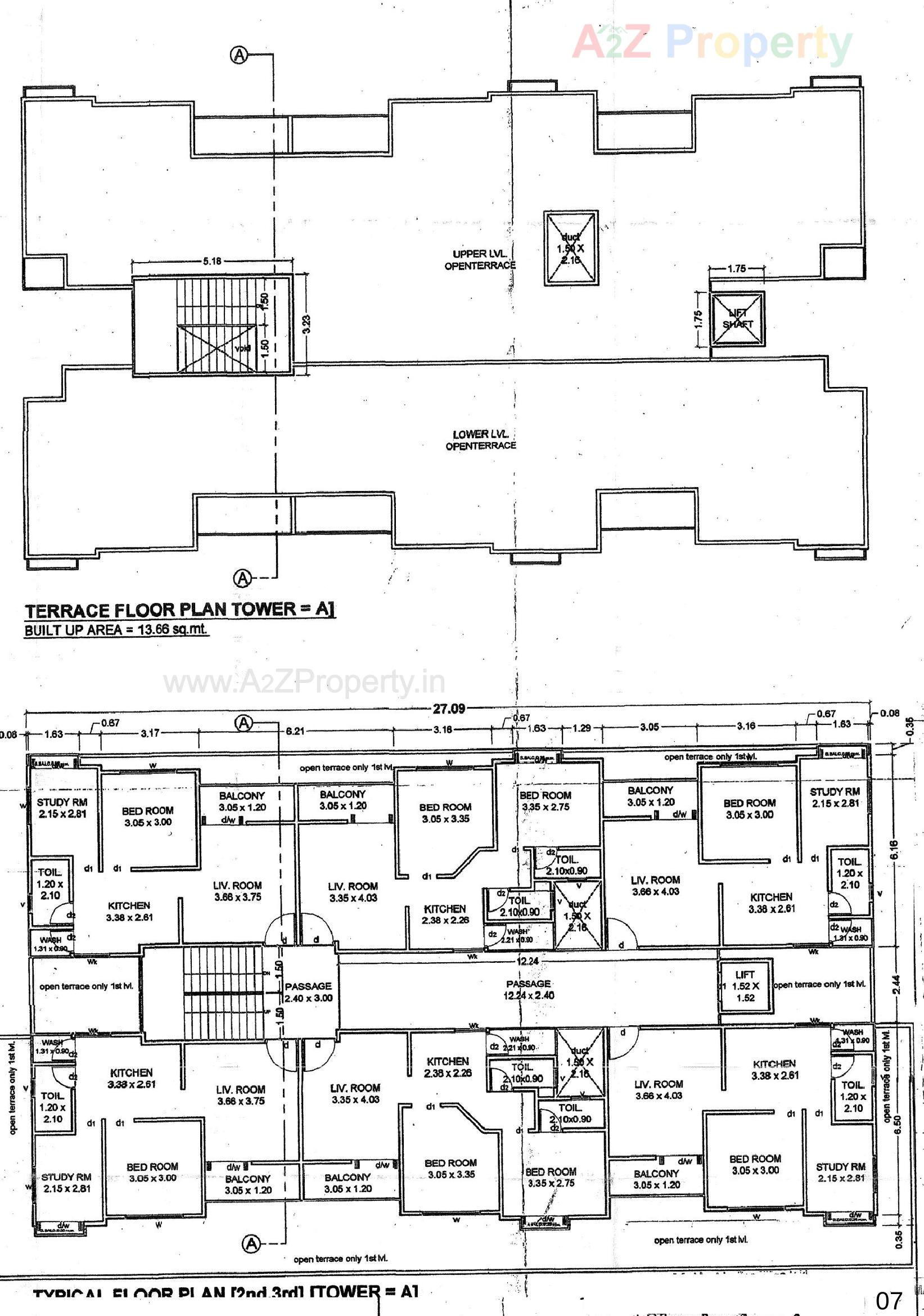 Layout of real estate project Abvaa Avenue located at Tandalja, Vadodara, Gujarat