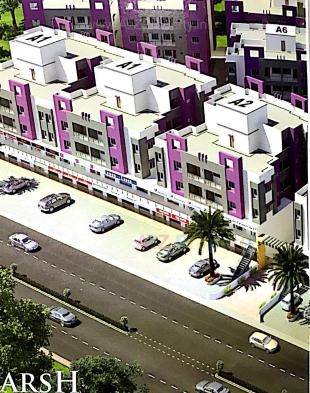 Elevation of real estate project Adarsh Residency located at Karjan, Vadodara, Gujarat
