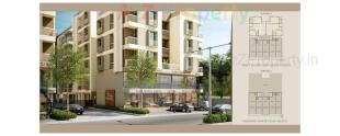 Elevation of real estate project Aditya Elanza located at Bhayli, Vadodara, Gujarat