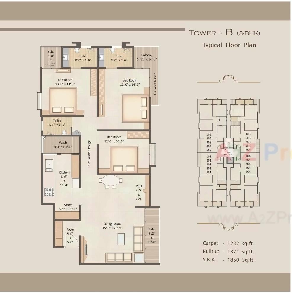 Layout of real estate project Aditya Elanza located at Bhayli, Vadodara, Gujarat