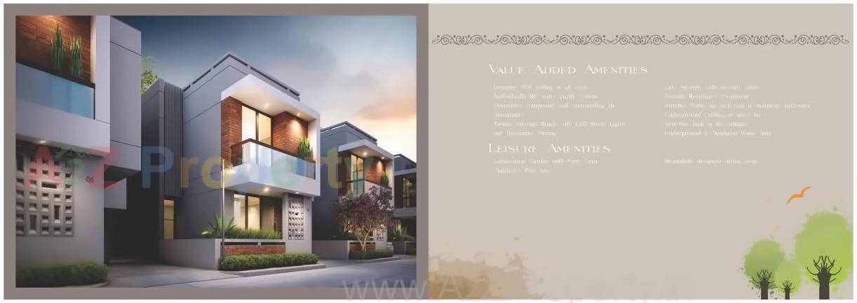 3D Elevation of real estate project Aditya Marvel located at Bhayli, Vadodara, Gujarat