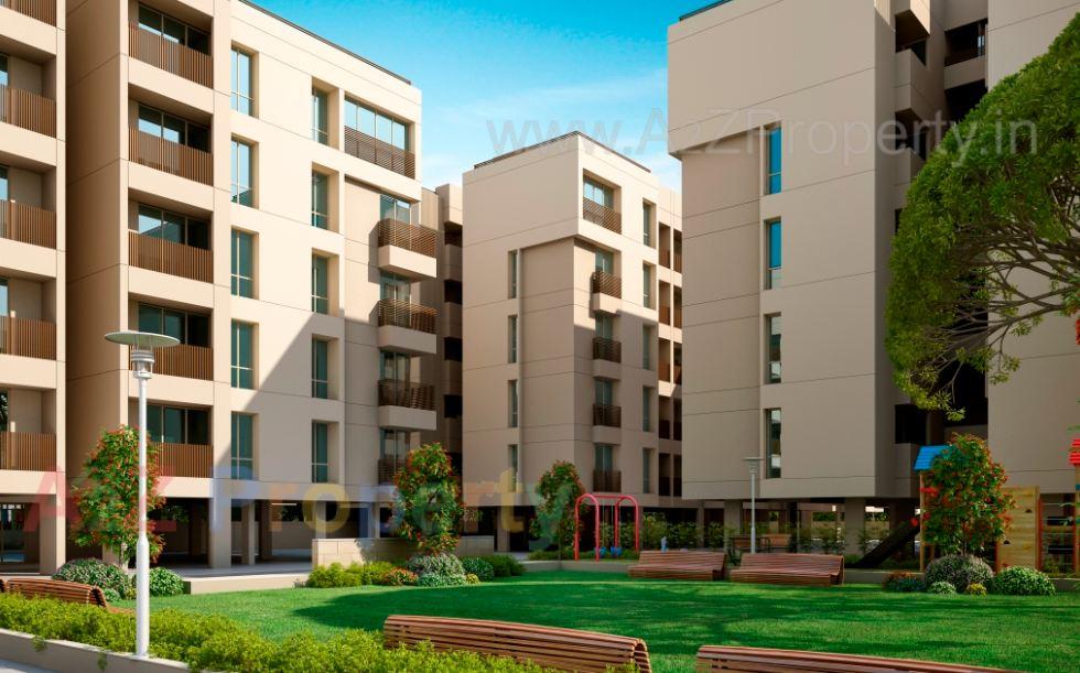 3D Elevation of real estate project Aditya Orbit located at Kapurai, Vadodara, Gujarat