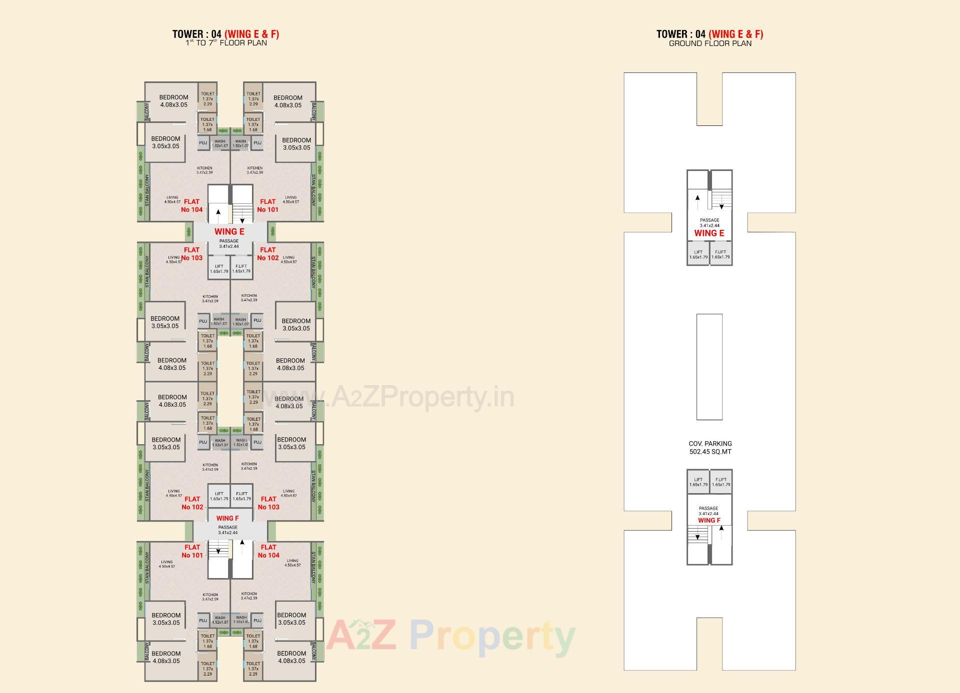 Layout of real estate project Aditya Orchid located at Bhayali, Vadodara, Gujarat
