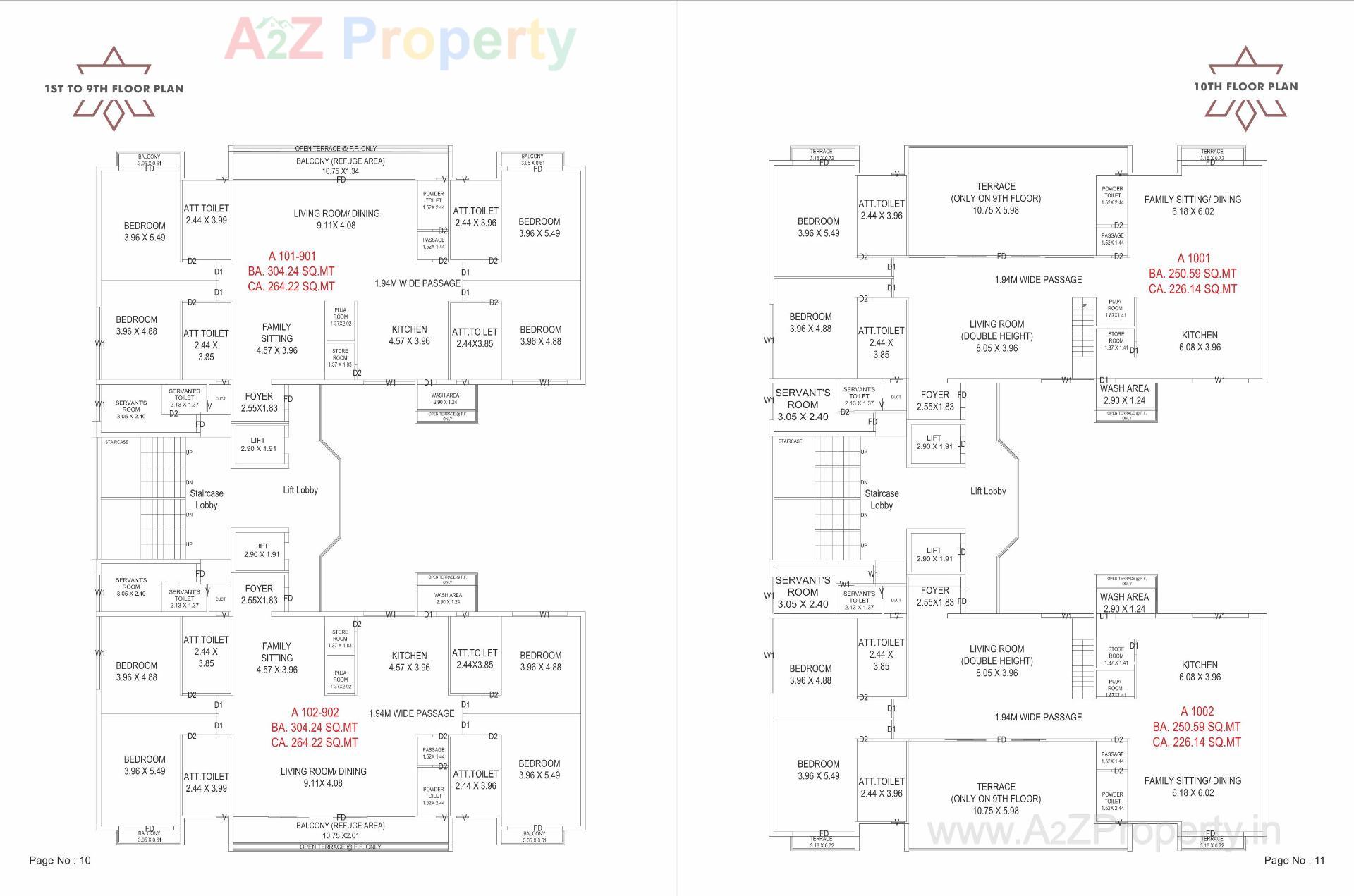 Layout of real estate project Affinity Tranquil located at Gotri, Vadodara, Gujarat