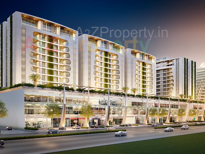 3D Elevation of real estate project Agora City Center located at Sama, Vadodara, Gujarat