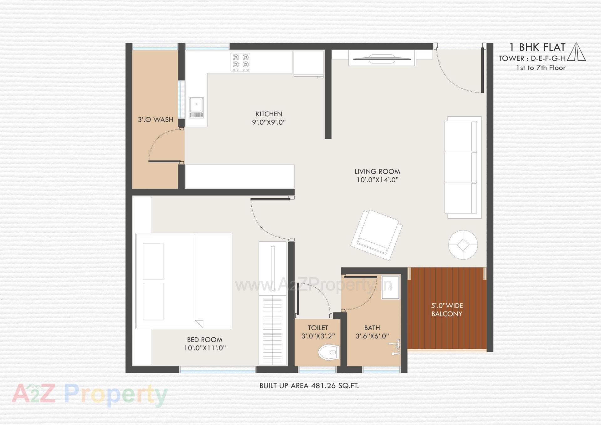 Layout of real estate project Aisha Park located at Gorwa, Vadodara, Gujarat